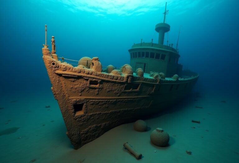 HMS Hawke shipwreck discovery showcasing maritime history
