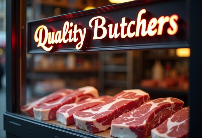 Ewan Morrice Quality Butchers receiving local award