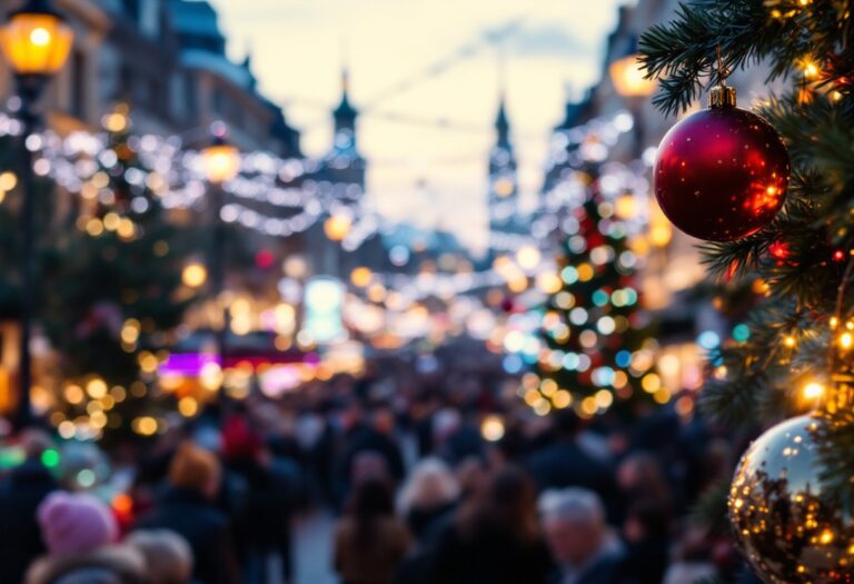 Inverness festive lights during Christmas switch-on event