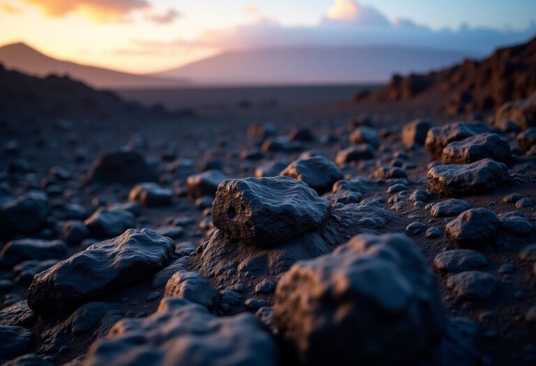 Stunning landscape of Lanzarote's volcanic terrain and vineyards