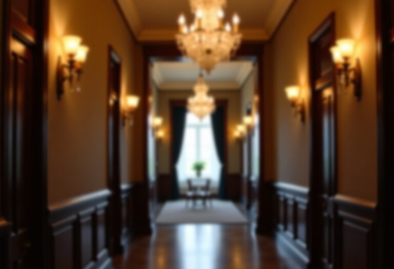 Elegant five-star hotel room in Edinburgh