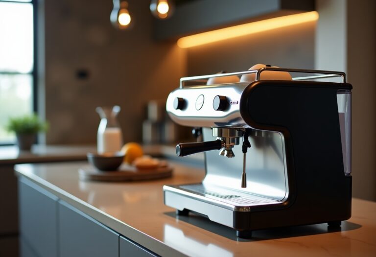 Nespresso Vertuo Creatista coffee machine in action