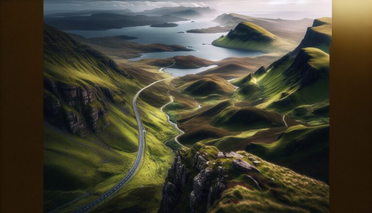 Scenic view of North Coast 500 landscape