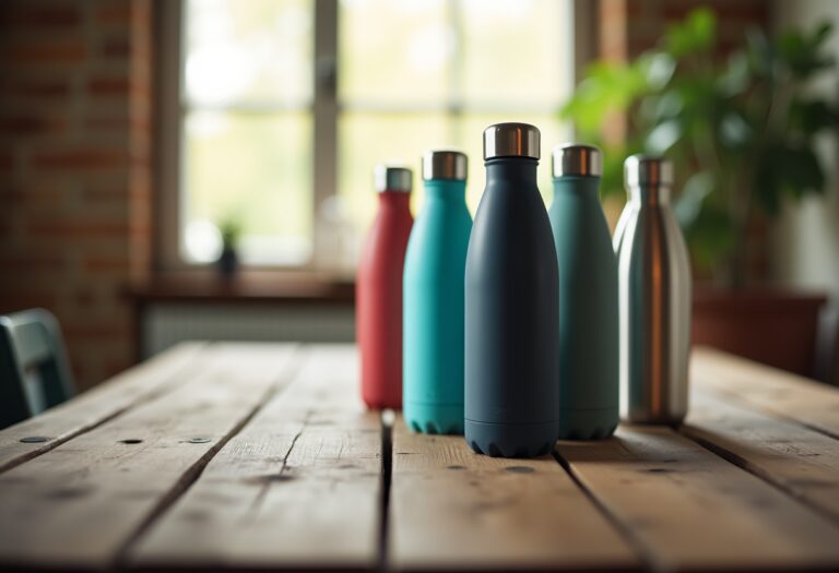 Variety of reusable water bottles for eco-friendly hydration