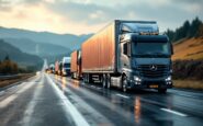 Traffic jam on A9 road due to vehicle breakdown