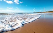 Offshore wind turbines in Aberdeen's energy sector