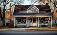 Poolewe Village Store after a break-in incident