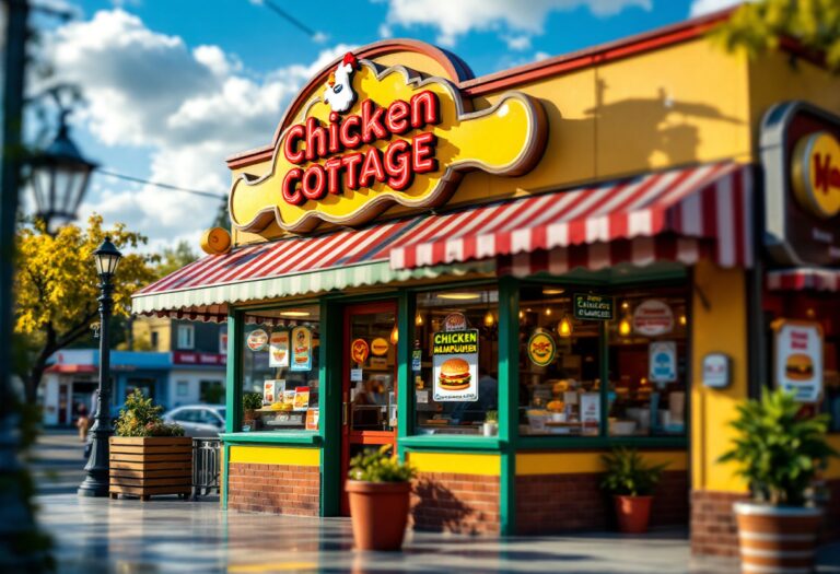 Inaugurazione di Chicken Cottage a Oban con clienti entusiasti