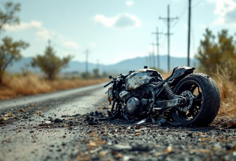 Firefighters responding to a motorbike fire in Aberdeenshire