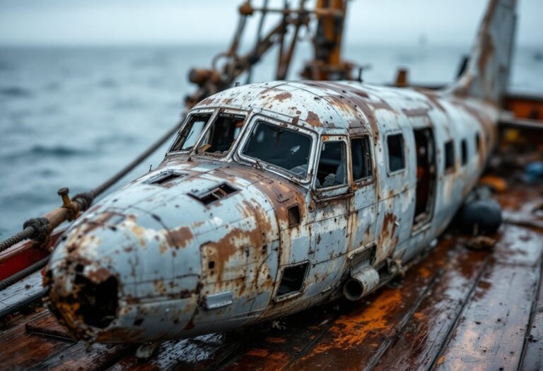 Human remains discovered in aircraft from North Sea