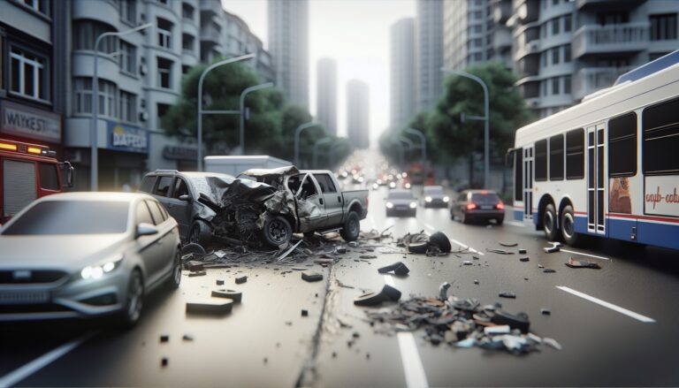 Scene of serious road traffic accident in Kincorth