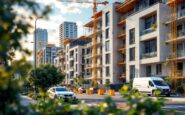 Vibrant shopping streets and new homes in Elgin