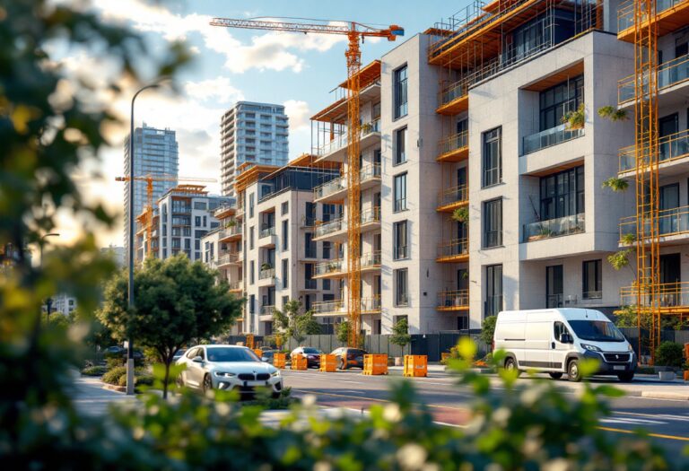 Vibrant shopping streets and new homes in Elgin
