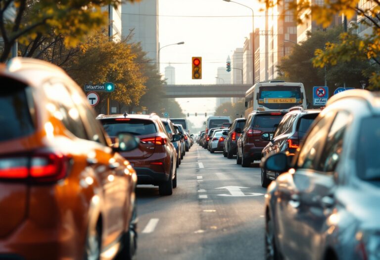 Traffic congestion at Skene Square following a morning crash