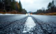 Traffic jam on A96 road due to accident near Aberdeen