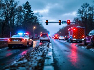 Emergency services responding to A92 crash near Gourdon