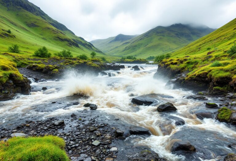 Flood warnings issued in northern Scotland due to heat rise