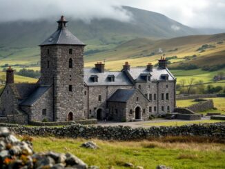 Glenglassaugh Distillery sign amid production halt
