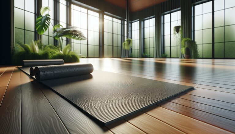 Mother and daughter practicing yoga together outdoors