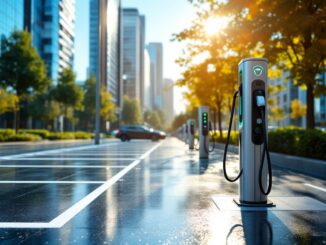 Electric vehicle charging station in North Kessock