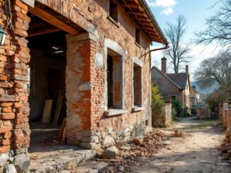 A family renovating their home in Methlick village
