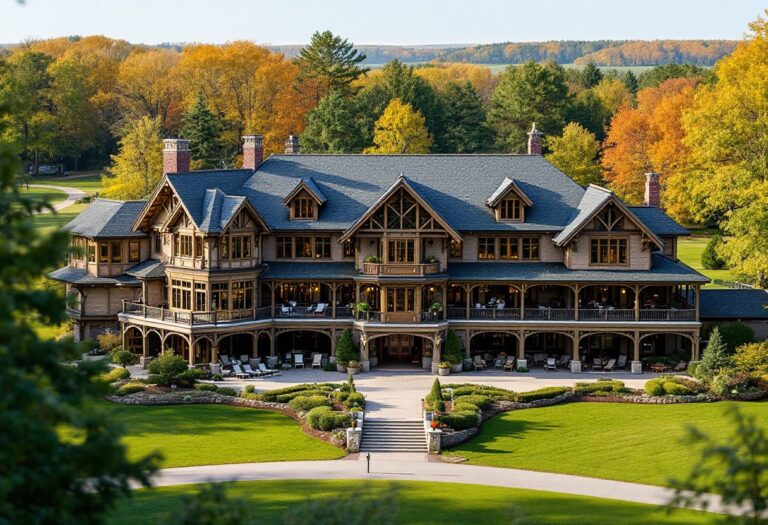 Vista del Seaforth Club a Elgin, un luogo affascinante
