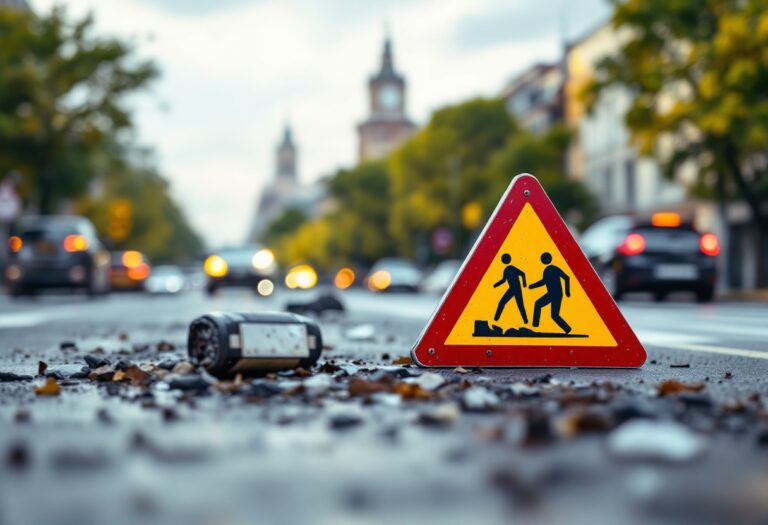 Traffic disruption on North Anderson Drive due to crash