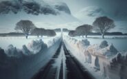 Snow and ice affecting northern Scotland's landscape