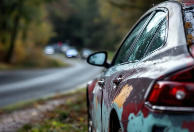 Scene of serious crash on A85 involving teenager
