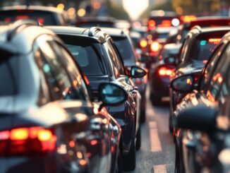Traffic congestion in Nairn caused by temporary light failure