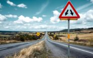Scene of traffic restrictions on A85 near Oban