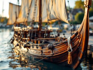 Viking galley nearing completion for Up Helly Aa event