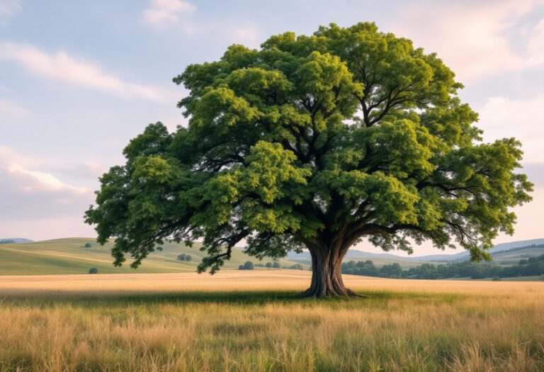 Alan Titchmarsh reflecting on a fallen oak tree