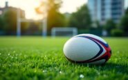 Alfie Barbeary in azione durante una partita di rugby