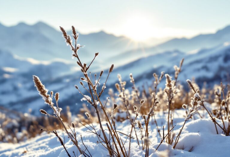 Snowfall in Britain due to Arctic blast weather