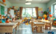 Children in a nursery environment showing health concerns