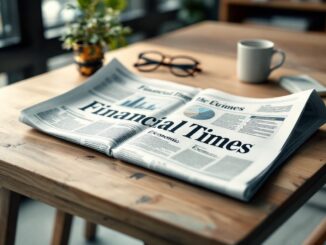 An infographic illustrating financial journalism's evolution