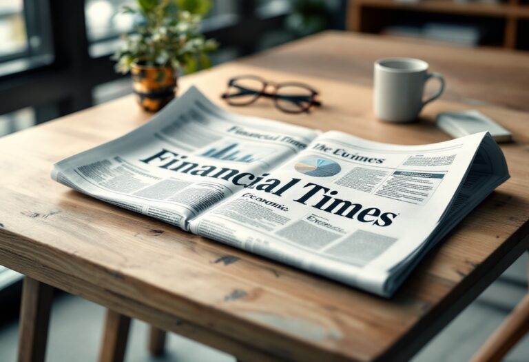 An infographic illustrating financial journalism's evolution