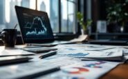 An infographic illustrating financial journalism's evolution