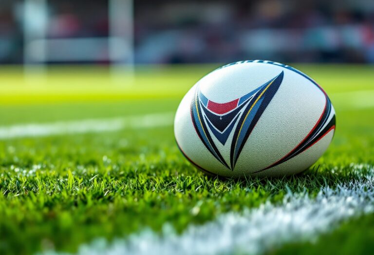 Finn Russell during a Six Nations match missing a conversion