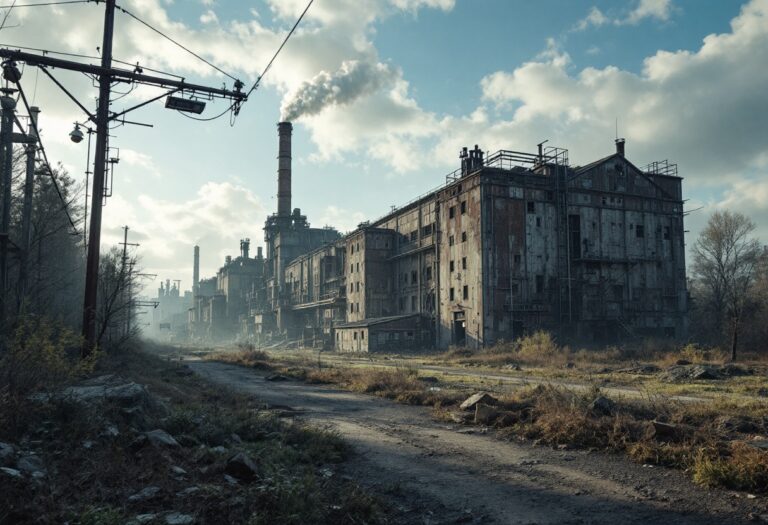 Immagine della fabbrica alimentare di Forres chiusa