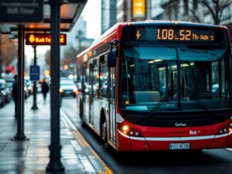 Elderly passengers enjoying free bus travel in England