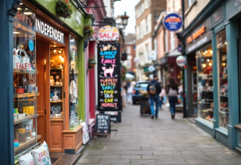 Vibrant streets of Hull's HU1 area showcasing local culture