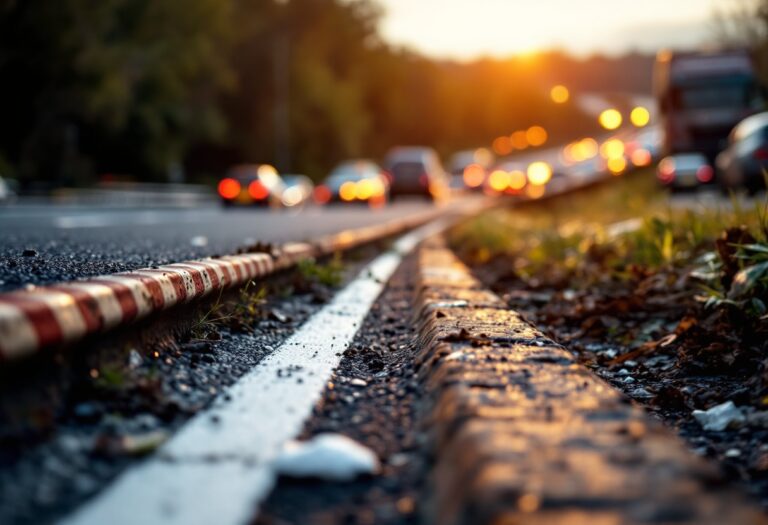 Traffic jam on A11 road due to major accident