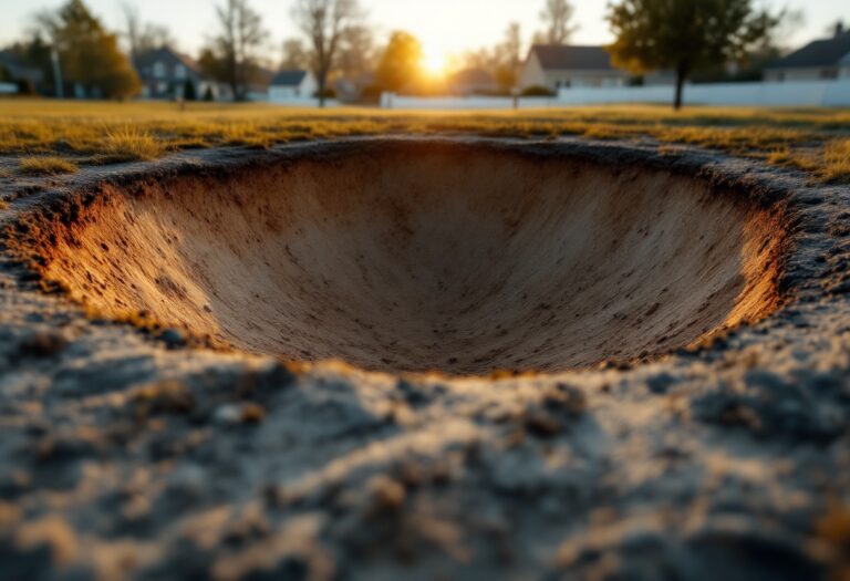 Evacuation due to major sinkhole in Surrey village