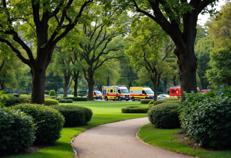 Police officers responding to safety concerns at Croxteth Hall Park