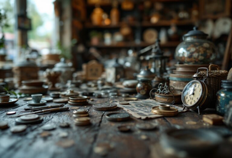 Antique dealer with a rare 1933 penny for authentication