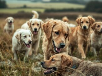 Community members rescuing abandoned dogs in South Wales
