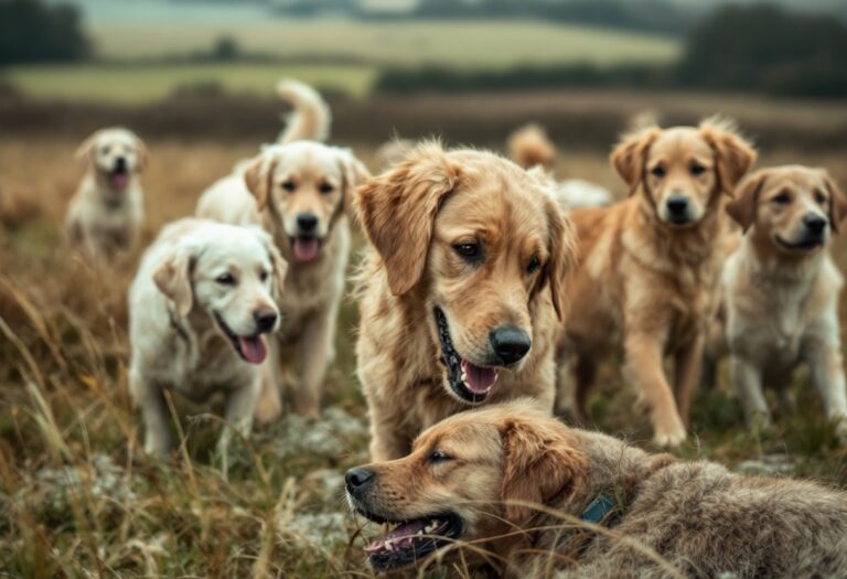 Community members rescuing abandoned dogs in South Wales