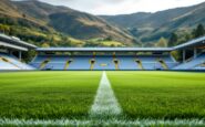 Scottish football clubs competing in a thrilling match